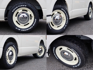 ハイエースバンアウトドア　キャンプ　車中泊　バンライフ　１BOX　ベッド　キャンピングカー