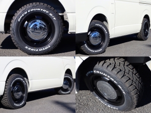 ハイエースバンアウトドア　キャンプ　車中泊　バンライフ　１BOX　ベッド　キャンピングカー