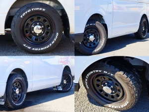 ハイエースバンアウトドア　キャンプ　車中泊　バンライフ　１BOX　ベッド　キャンピングカー