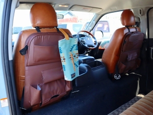 ハイエースバンアウトドア　キャンプ　車中泊　バンライフ　１BOX　ベッド　キャンピングカー