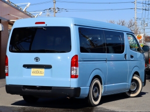 ハイエースバンアウトドア　キャンプ　車中泊　バンライフ　１BOX　ベッド　キャンピングカー