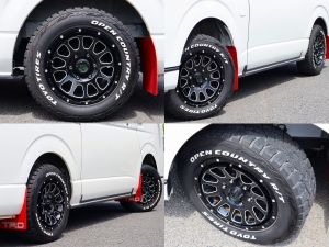 ハイエースバンアウトドア　キャンプ　車中泊　バンライフ　１BOX　ベッド　キャンピングカー