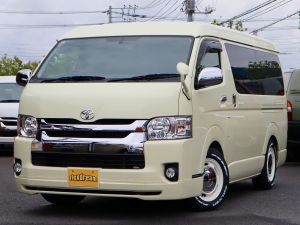 ハイエースワゴンアウトドア　キャンプ　車中泊　バンライフ　１BOX　ベッド　キャンピングカー