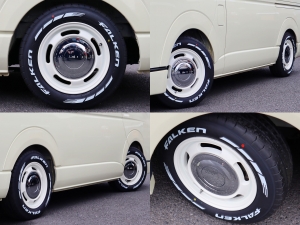 ハイエースワゴンアウトドア　キャンプ　車中泊　バンライフ　１BOX　ベッド　キャンピングカー