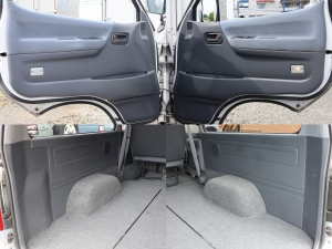 ハイエースバンアウトドア　キャンプ　車中泊　バンライフ　１BOX　ベッド　キャンピングカー