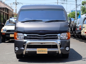 ハイエースバンアウトドア　キャンプ　車中泊　バンライフ　１BOX　ベッド　キャンピングカー