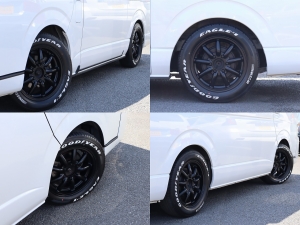 ハイエースワゴン車中泊　アウトドア　キャンプ