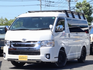 ハイエースワゴン車中泊　アウトドア　キャンプ