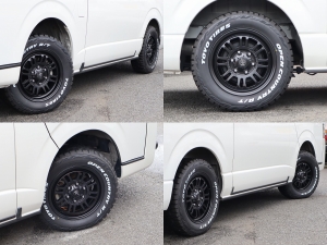 ハイエースバンアウトドア　キャンプ　車中泊　バンライフ　１BOX　ベッド　キャンピングカー