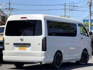 ハイエースワゴン車中泊　アウトドア　キャンプ