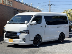 ハイエースワゴン車中泊　アウトドア　キャンプ