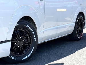 ハイエースワゴン車中泊　アウトドア　キャンプ