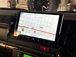 ハイエースバンアウトドア　キャンプ　車中泊　バンライフ　１BOX　ベッド　キャンピングカー
