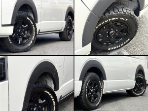 ハイエースワゴンキャンピングカー　アウトドア　レジャー　４ＷＤ　ＳＵＶ