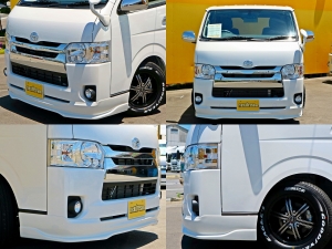 ハイエースバンバン　４ナンバー　パール　ＴＲＨ200