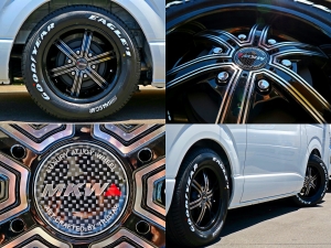 ハイエースバンバン　４ナンバー　パール　ＴＲＨ200