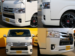 ハイエースバンバン　４ナンバー　パール　ＴＲＨ200