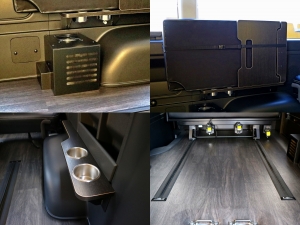 ハイエースワゴンワゴン　内装架装　FD－BOX　シートアレンジ