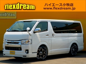 ハイエースバンバン　４ナンバー　ベッド　スーパーＧＬ