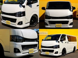 ハイエースバンバン　４ナンバー　ベッド　スーパーＧＬ