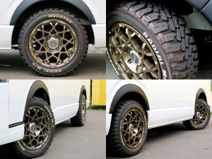 ハイエースワゴンワゴン　10人　FD-BOX　ベッド　車中泊