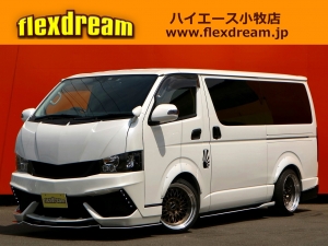 ハイエースバンバン　乗用登録　ベッド　エアロ　スティンガー