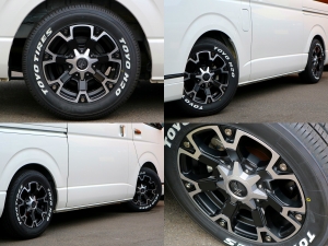 ハイエースバンバン　カスタム　車中泊　レジャー　ベッド