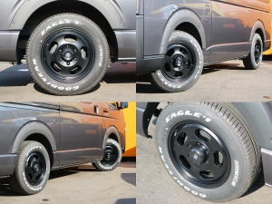 ハイエースバンアウトドア　キャンプ　車中泊　バンライフ　１BOX　ベッド　キャンピングカー
