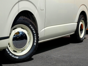 ハイエースワゴンアウトドア　キャンプ　車中泊　バンライフ　１BOX　ベッド　キャンピングカー