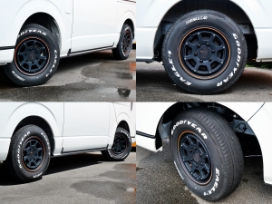 ハイエースバンアウトドア　キャンプ　車中泊　ベッドキット　バンライフ