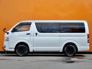 ハイエースバンアウトドア　キャンプ　車中泊　ベッドキット　バンライフ