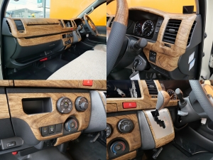 ハイエースバンアウトドア　キャンプ　車中泊　バンライフ　１BOX　ベッド　キャンピングカー