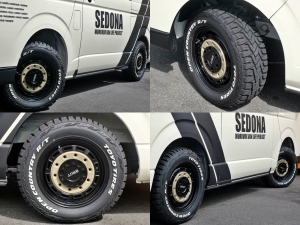 ハイエースバンアウトドア　キャンプ　車中泊　バンライフ　１BOX　ベッド　キャンピングカー