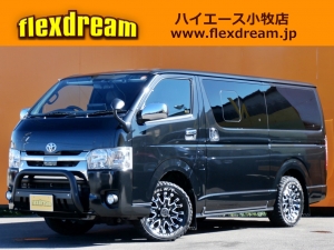 ハイエースＶアウトドア　キャンプ　車中泊　バンライフ　１BOX　ベッド　キャンピングカー