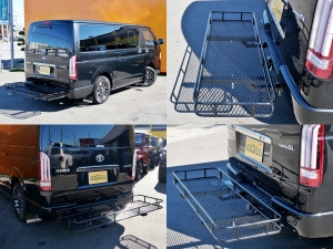 ハイエースバンアウトドア　キャンプ　車中泊　バンライフ　１BOX　ベッド　キャンピングカー