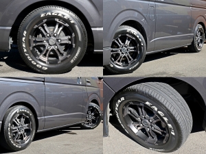 ハイエースバンアウトドア　キャンプ　車中泊　バンライフ　１BOX　ベッド　キャンピングカー