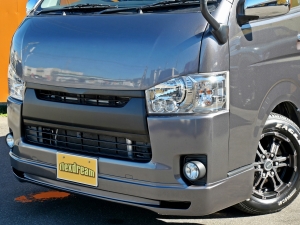 ハイエースバンアウトドア　キャンプ　車中泊　バンライフ　１BOX　ベッド　キャンピングカー