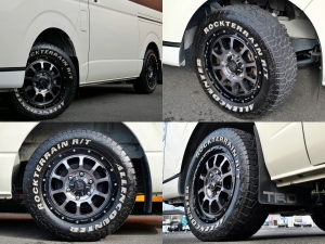 ハイエースバンバンパープロテクター　車中泊　ベッドキット