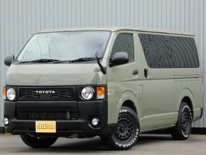 ハイエースバンハイエース　S-GL　FD-classic丸目カスタム　アースカラー塗装