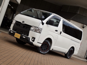 ハイエースバンアウトドア　キャンプ　車中泊　ベッドキット　バンライフ