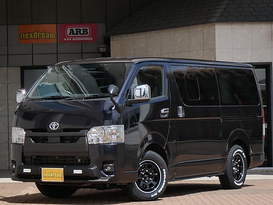 ハイエースＶディーゼル4WD　ベッド付き　車中泊