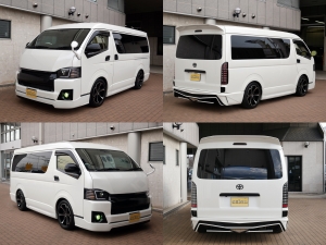 ハイエースワゴン4型　ワゴンGL　フルエアロ　車中泊