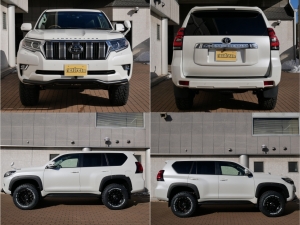 ランクルプラド現行型中古車　1オーナー　7人乗