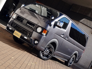 ハイエースバンディーゼル4WD　丸目FD-classic　カロッツェリア