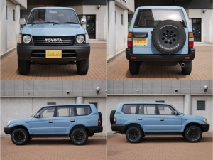 ランクルプラド95系FD-classic　丸目フェイス　デニムブルー