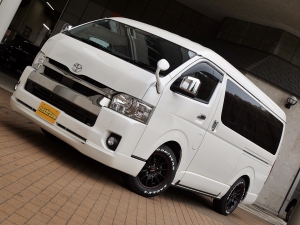 ハイエースバンワイドバン　ローダウン仕様　ペンドルトン