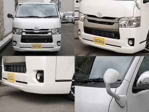 ハイエースバン4型新車　３０００ディーゼルターボ４ＷＤ　ダークプライム