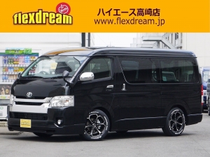 ハイエースワゴン4型新車　10人乗６AT　前向き９名乗車　内装カスタム　ＲＥＶＯシート