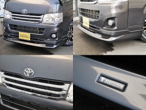 ハイエースバン跳ね上げベッドキット　フローリングフロア　モデリスタ