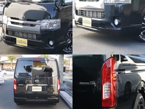 ハイエースバン4型新車　３０００ディーゼルターボ４ＷＤ　ダークプライム